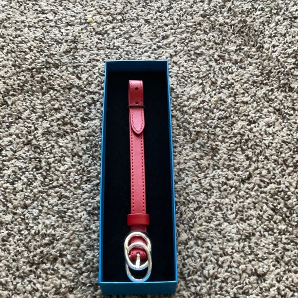 Jewelry - NWOT - Red Buckle Wristband.